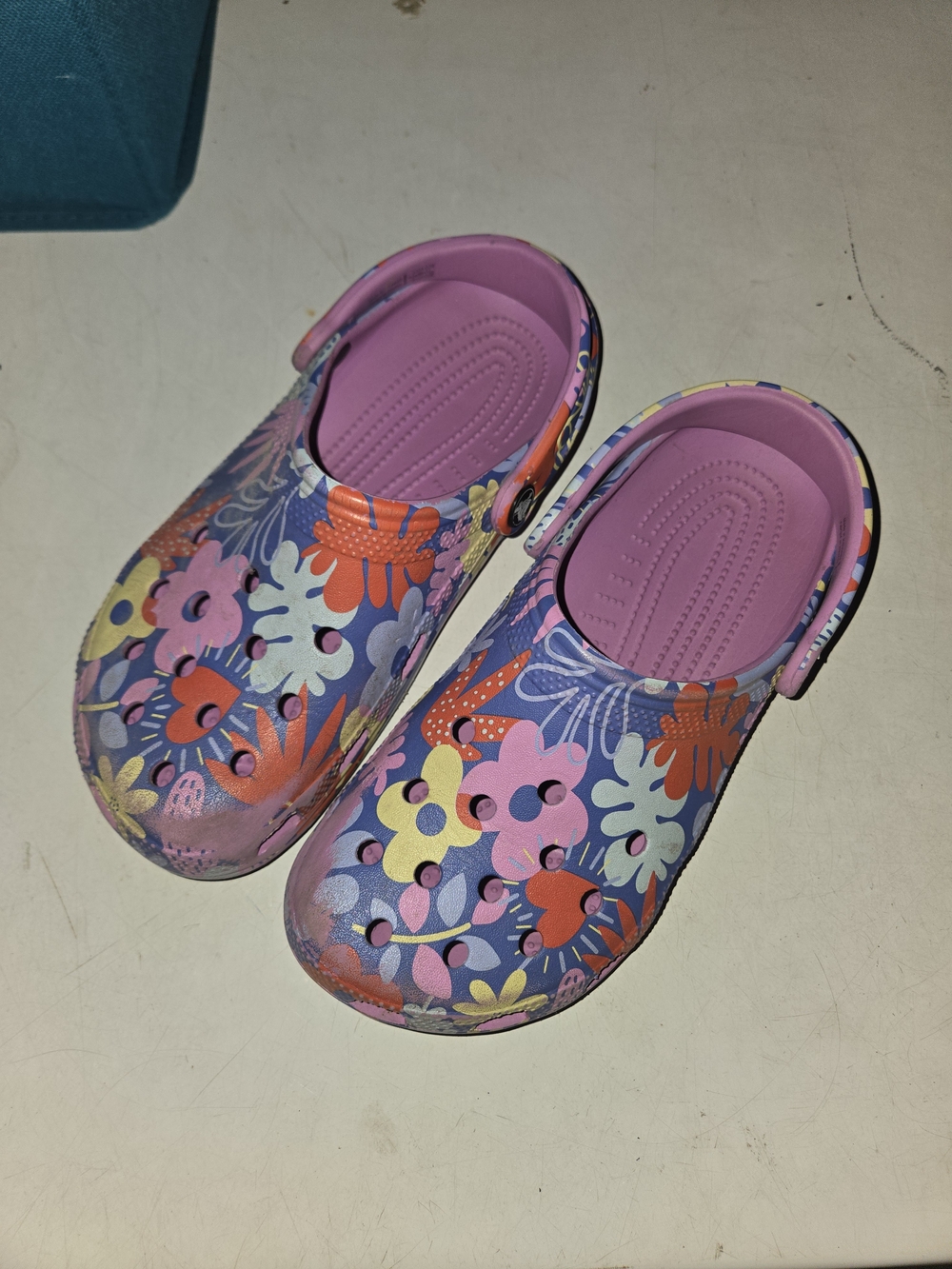CROCS Kids Floral Clogs